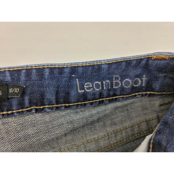 Calvin Klein Jeans Womens 30/10 Blue Lean Boot Cut Stretch Flap Pockets Y2K - Picture 6 of 8